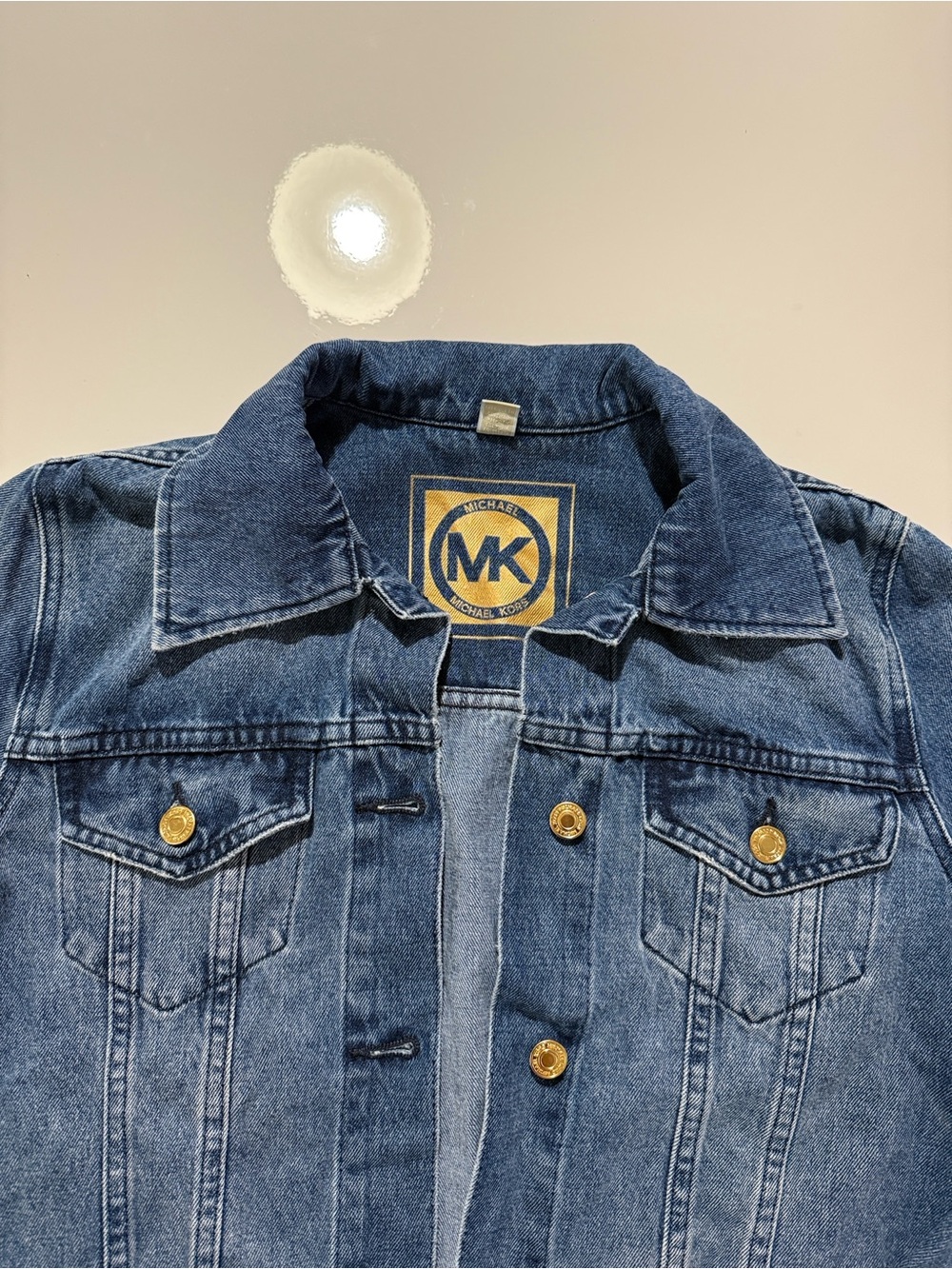 Michael Kors Women’s Jean Jacket Medium Trucker Jacket - Picture 4 of 15